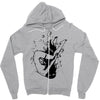 drowning Zipper Hoodie