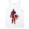 captain america flag abstract Tank Top