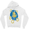 sad hedgehog Zipper Hoodie
