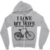 i love when my wife lets me buy another bike Zipper Hoodie