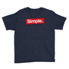 simple red Youth Tee