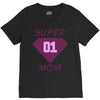 super mom 01 V-Neck Tee