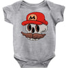 mario skull Baby Onesie