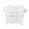auto correct shut Crop Top