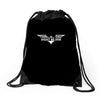 think my dad Drawstring Bags