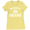 university of skaro Ladies Fitted T-Shirt