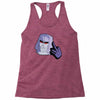 mega flipped off Racerback Tank