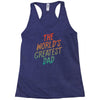 The Worlds Greatest Dad Racerback Tank