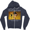 Gustav Klimt The Kiss Zipper Hoodie