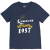 queens are born in 1957 V-Neck Tee