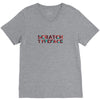 scratch V-Neck Tee