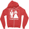 wedding funny game over Zipper Hoodie
