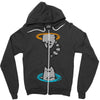 portal cat Zipper Hoodie