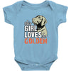 This Girl Loves Her Golden Baby Onesie