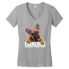frenchies Women's V-Neck T-Shirt