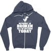 Internet Is Broken - So I am Outside Today Zipper Hoodie