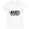 baby not midget do not toss Ladies Fitted T-Shirt