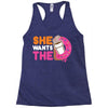 She Wants The D Dunkin Donuts Racerback Tank