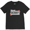 blessed mommy with flower white color V-Neck Tee