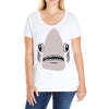 katy perry shark Ladies Curvy T-Shirt
