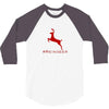 #reindeer 3/4 Sleeve Shirt