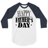 happy father day greeting 3/4 Sleeve Shirt