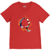American Flag Q V-Neck Tee