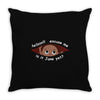 June Peeking Out Baby Boy Throw Pillow
