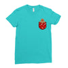 christmas cookie pocket Ladies Fitted T-Shirt