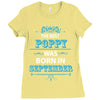 The Best Poppy Was Born In September Ladies Fitted T-Shirt