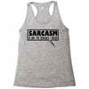 sarcasm services (2) Racerback Tank