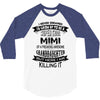 Super Cool Mimi Of A Freaking Awesome Granddaughter 3/4 Sleeve Shirt