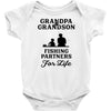 Grandpa And Grandson Fishing Partners For Life Infant Clothing