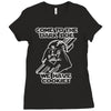 come to the dark side we have cookies funny Ladies Fitted T-Shirt