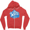 white rock candy Zipper Hoodie