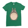 totoro 1 Ladies Fitted T-Shirt