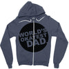 world's okayest dad Zipper Hoodie