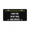 November Girl License Plate