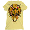 skull spartan Ladies Fitted T-Shirt
