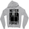 never forget floppy disk Zipper Hoodie