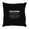grandma Throw Pillow