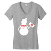snowman   jake paul   red Women's V-Neck T-Shirt