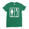 your girlfriend vs my girlfriend funny pub jokr  impress your friends! Ladies Fitted T-Shirt