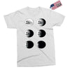 the phases of the moon of laika dog Exclusive T-shirt