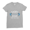 daddy shark doo doo doo Ladies Fitted T-Shirt