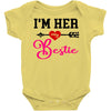 i'm her bestie Baby Bodysuit