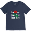 Love Rose V-Neck Tee