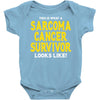 This is What a Sarcoma Cancer Survivor Looks Like Baby Bodysuit