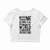 verified traveller tee Crop Top
