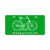 life is a beautiful ride License Plate